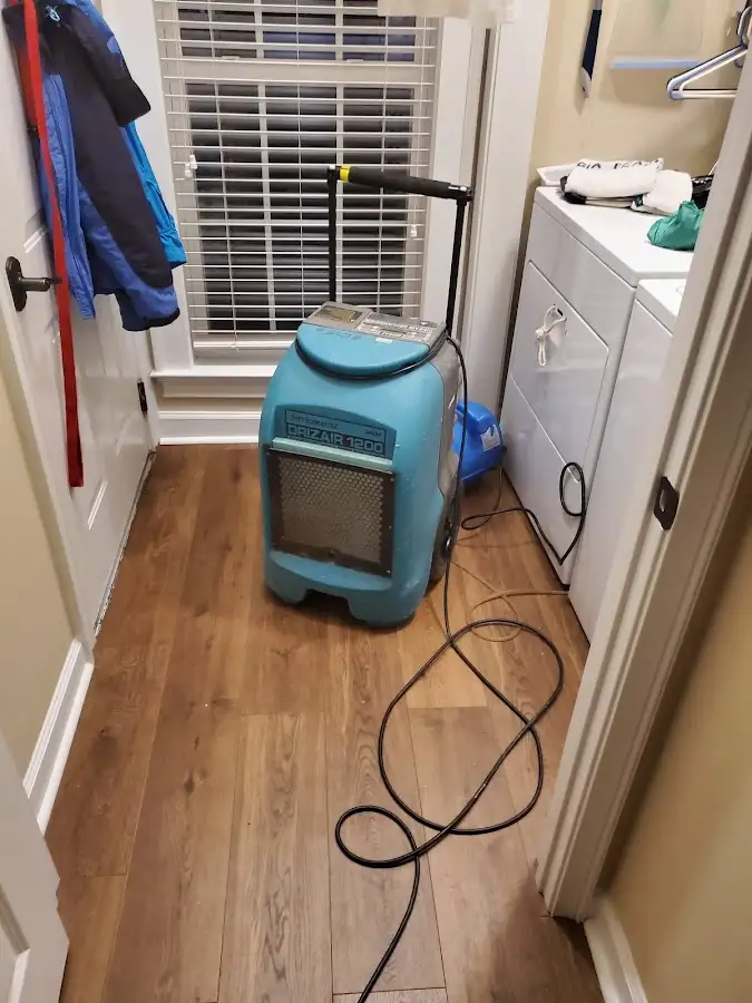 Commercial dehumidifier deployed for Flood Damage Cleanup in Snohomish
