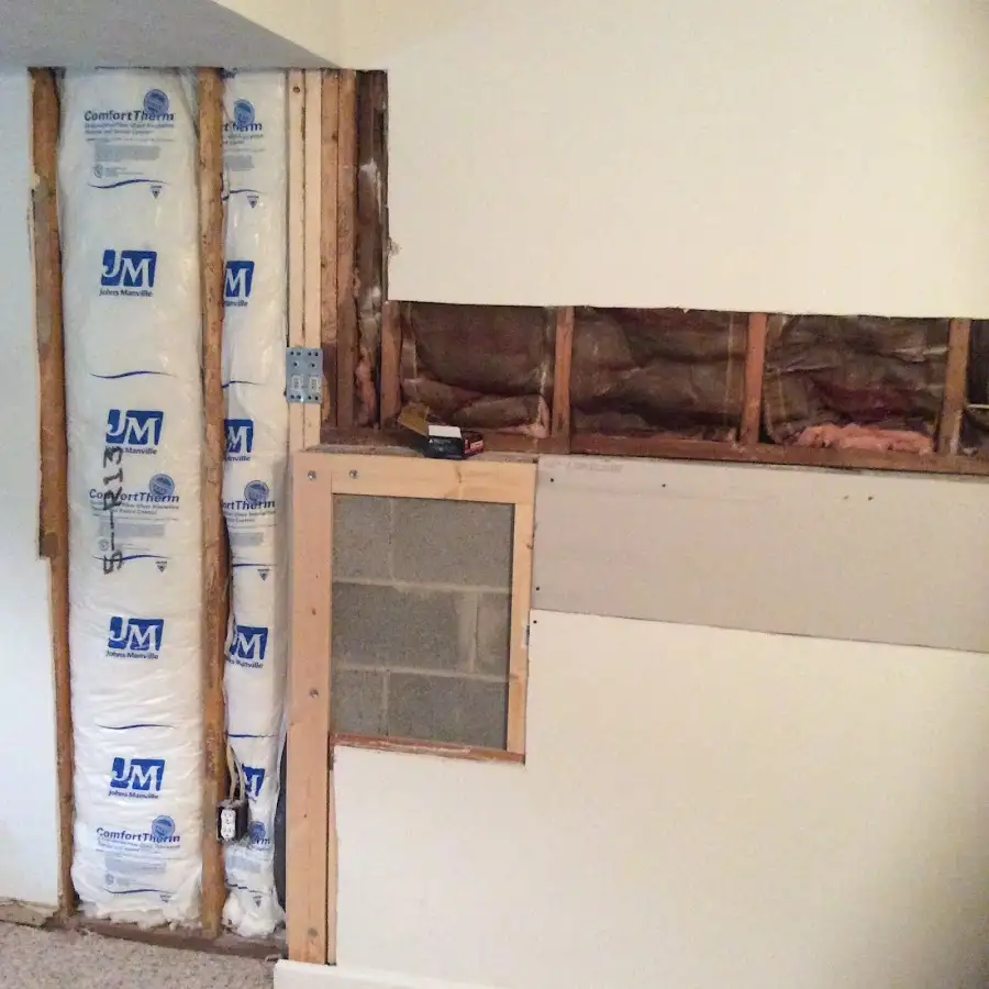 Wall insulation replacement during Odor Removal & Deodorization in Snohomish